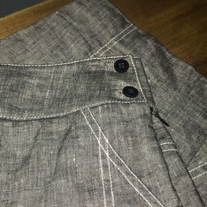 Classic Gray Pencil Skirt